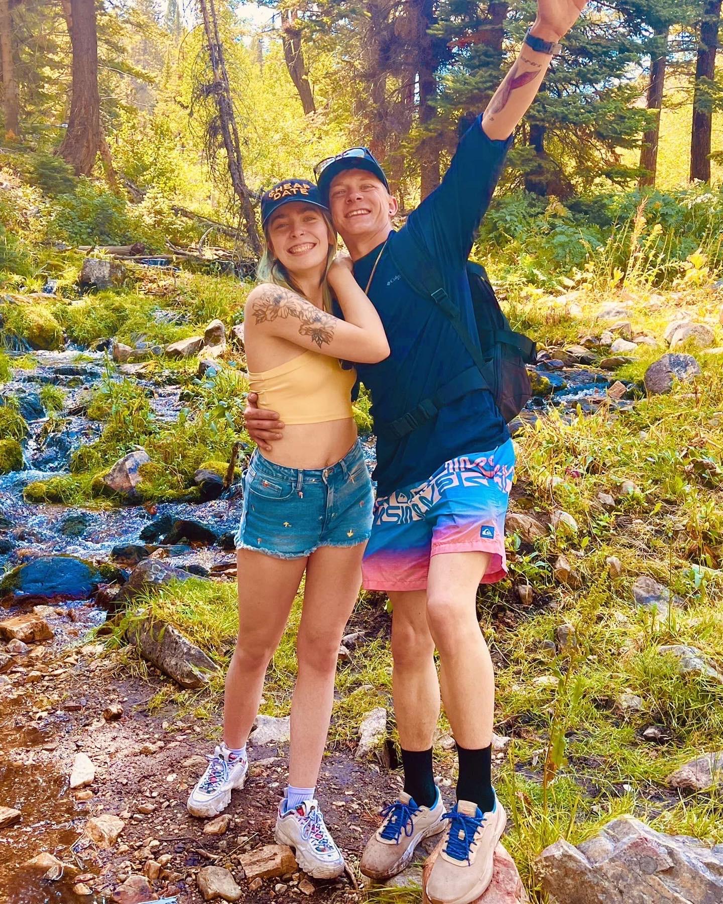 went hiking
