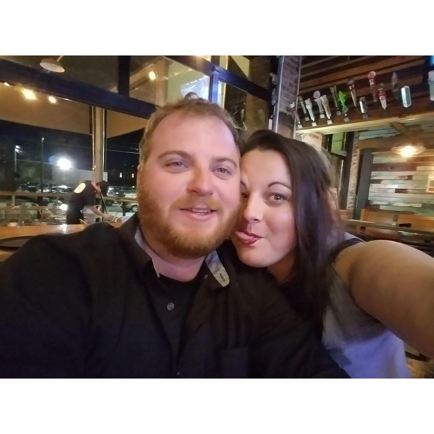 Us at one our favorite place downtown, The Feed.