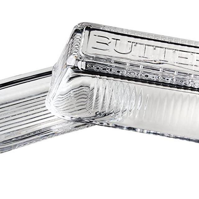 Amici Home Classic Glass Butter Dish
