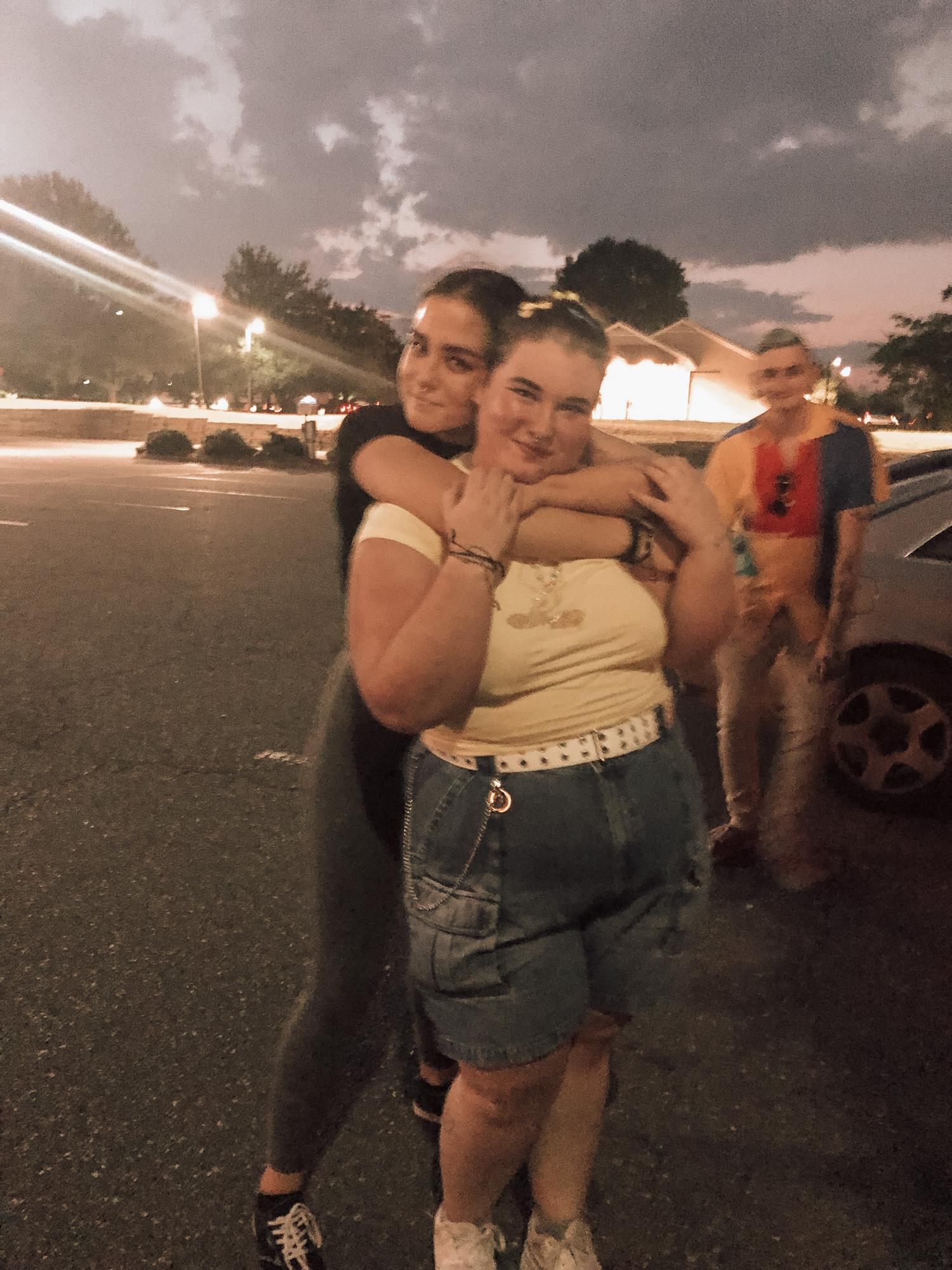Lizzie and Grier the night before Grier went to Greensboro for college