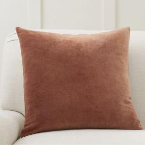 Everywhere Velvet Pillow - Adobe