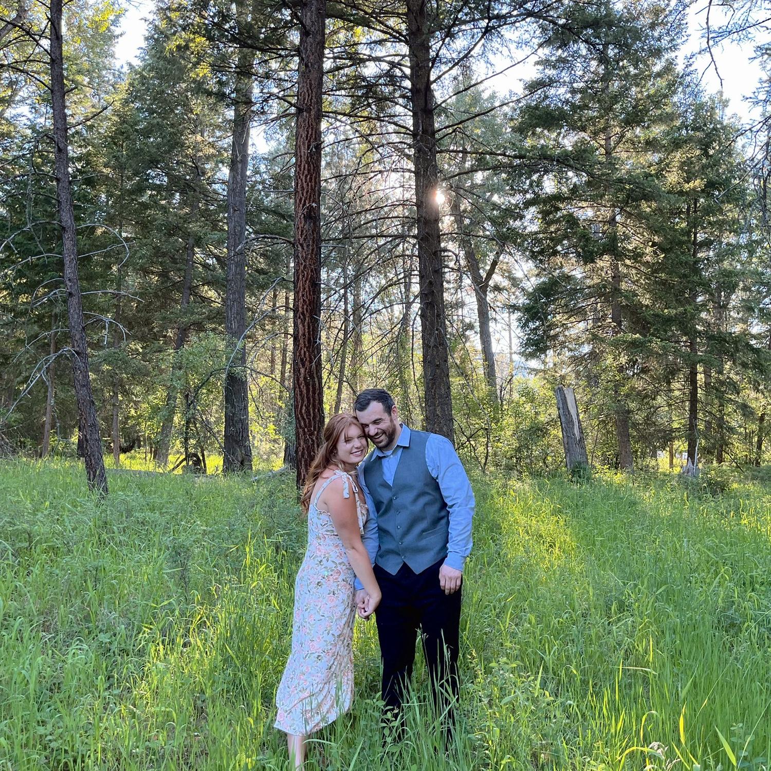 Our first photo together! June 2022