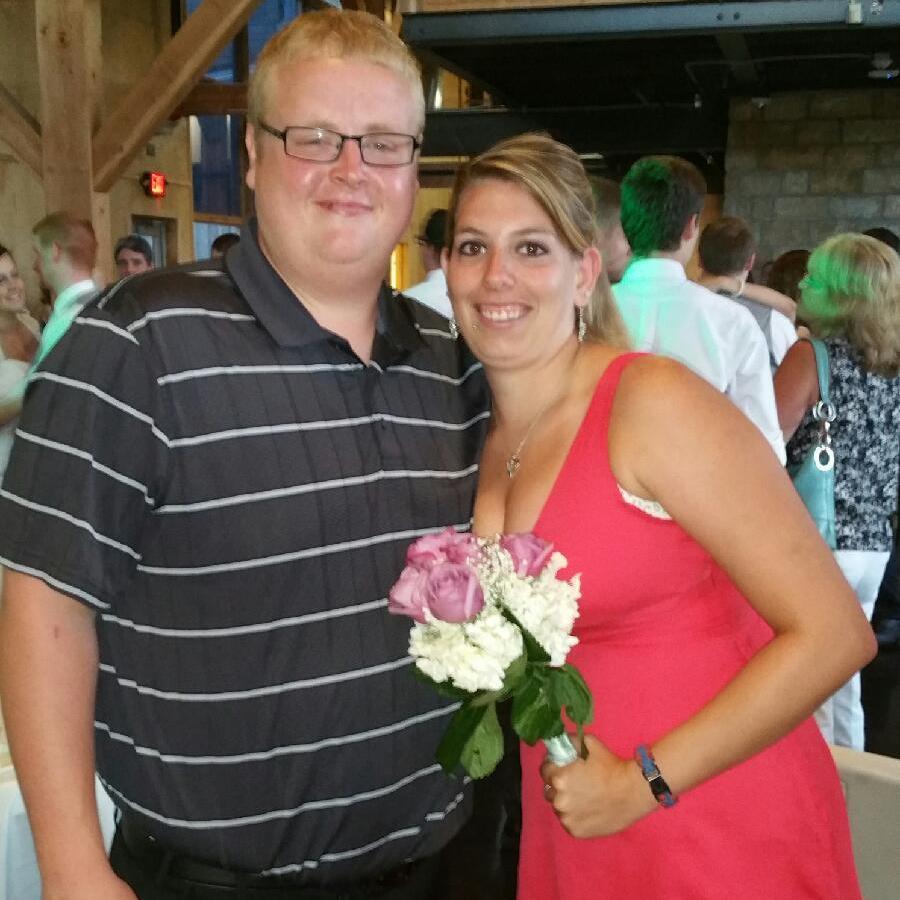 Caught the bouquet at dawn and Ryan's wedding