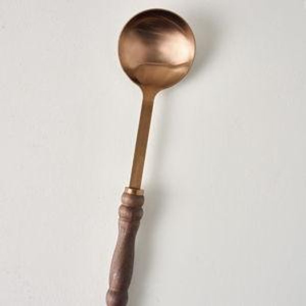 Magnolia: Walnut Handle Copper Spoon