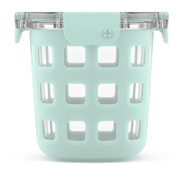 Ello 3 Cup Glass Meal Prep Bowl - Mint