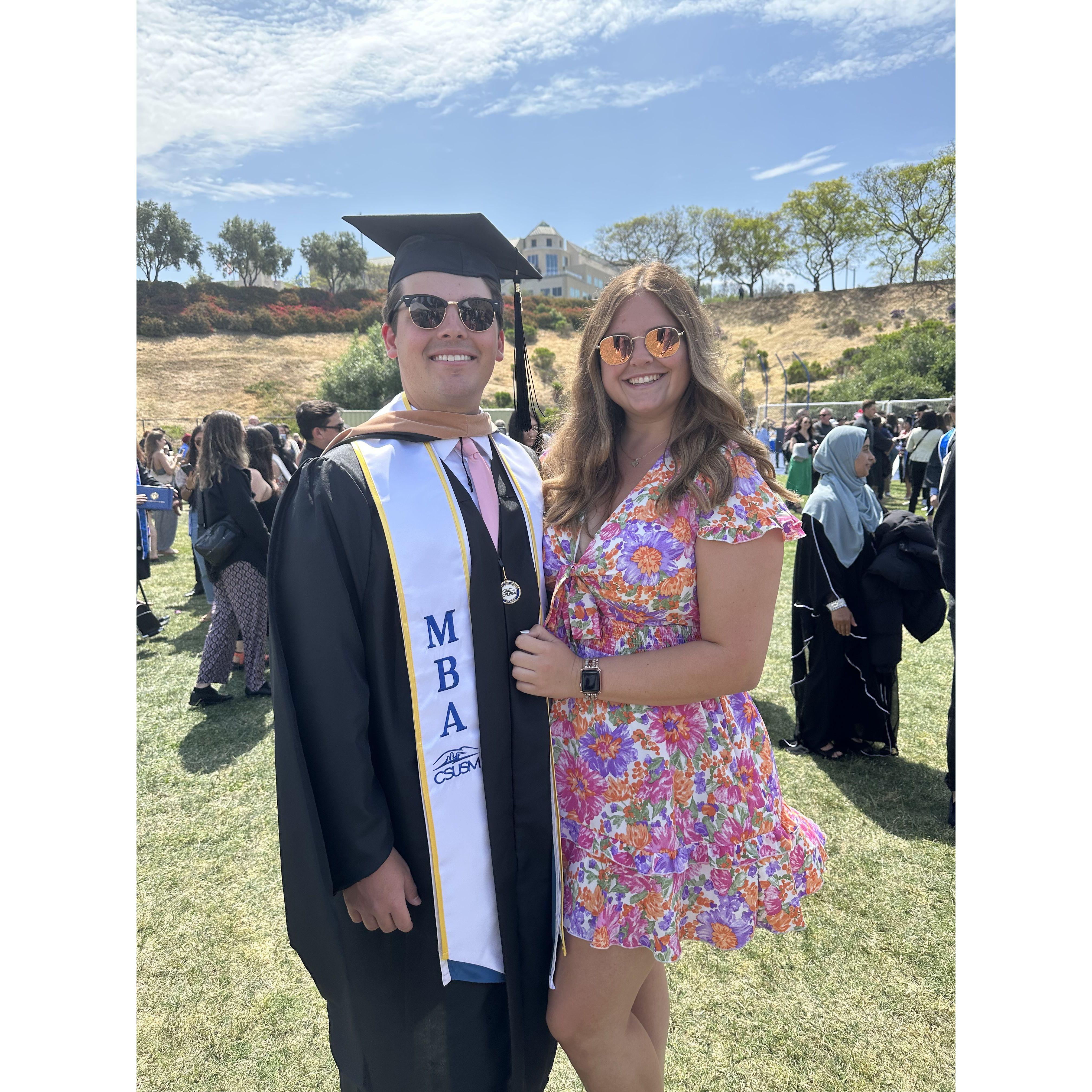 G's MBA in Business Analytics graduation!