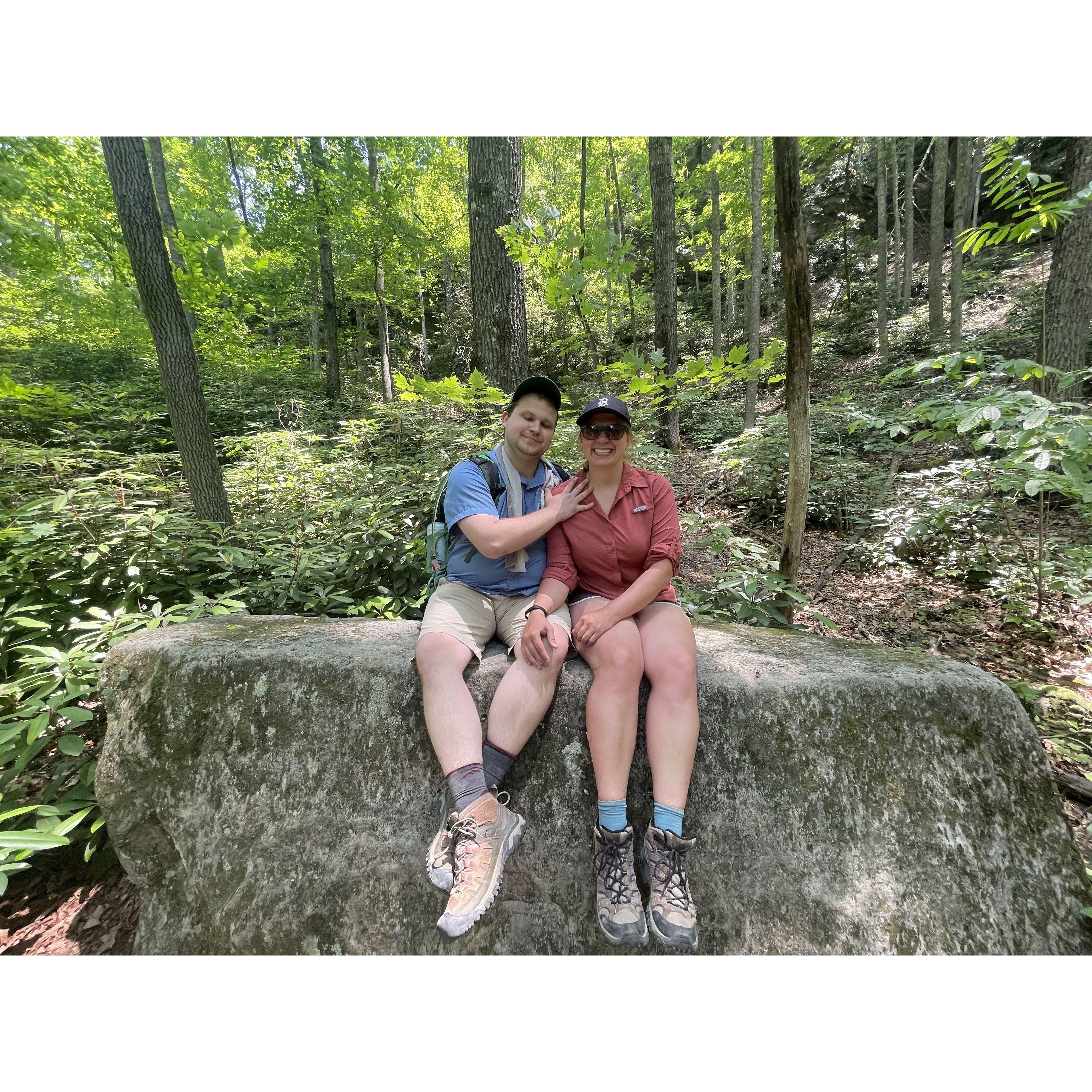 Hiking in Red River Gorge
