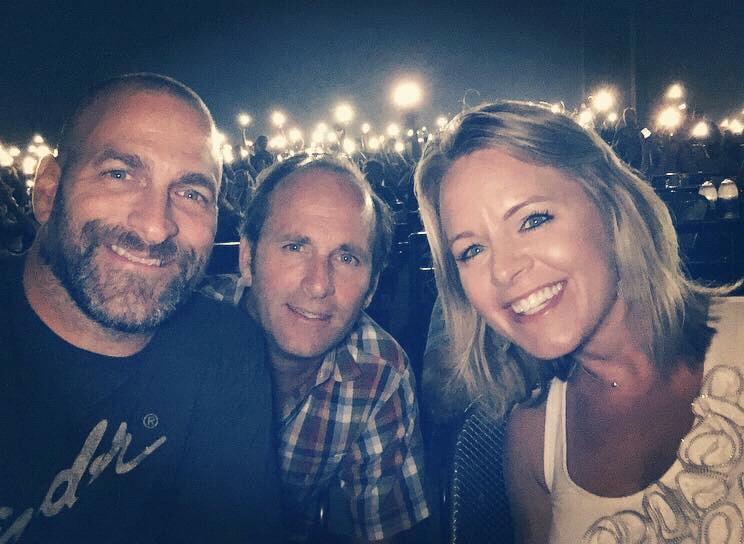 With Michael’s brother, Casey at a headbanger concert in Va Beach 🤪