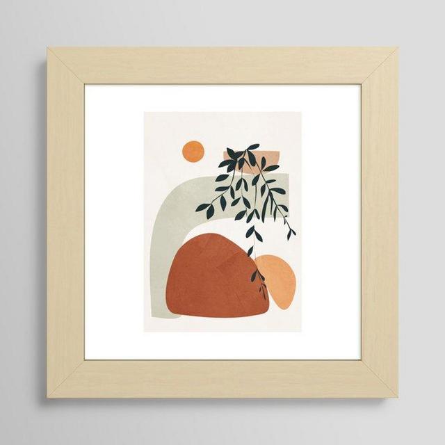 Soft Shapes I Framed Art Print