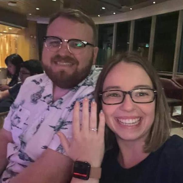 The night we got engaged!