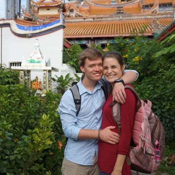 Exploring a temple in Malaysia