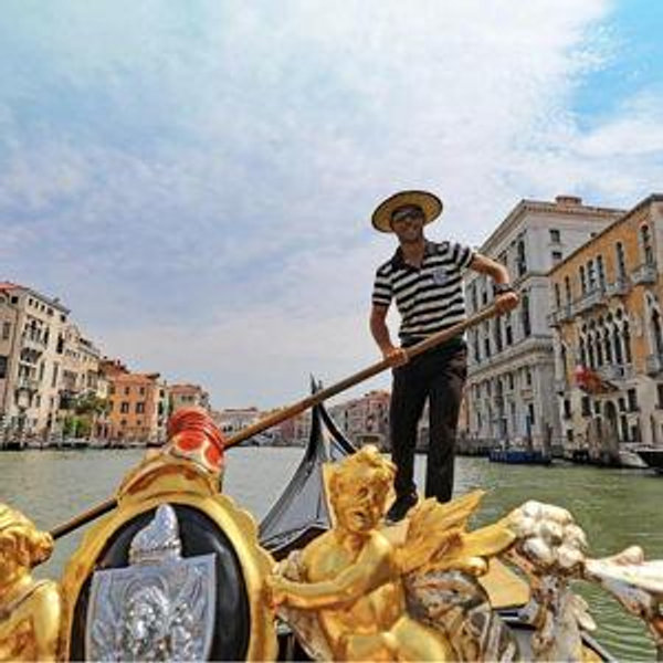 Gondola ride in Venice