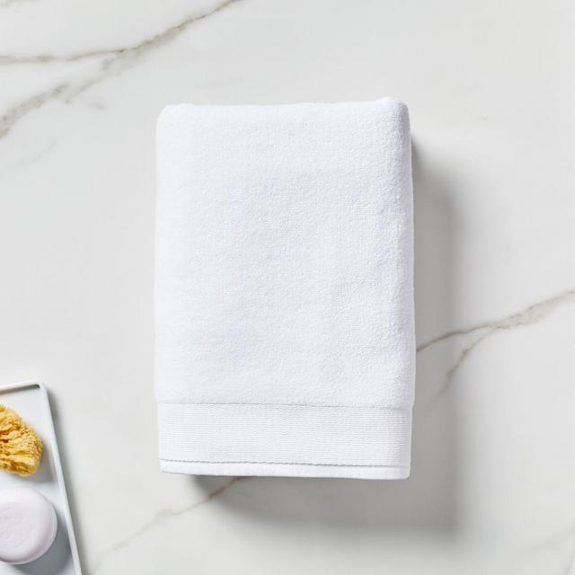 Organic Luxury Fibrosoft Towel, Bath Towel, White