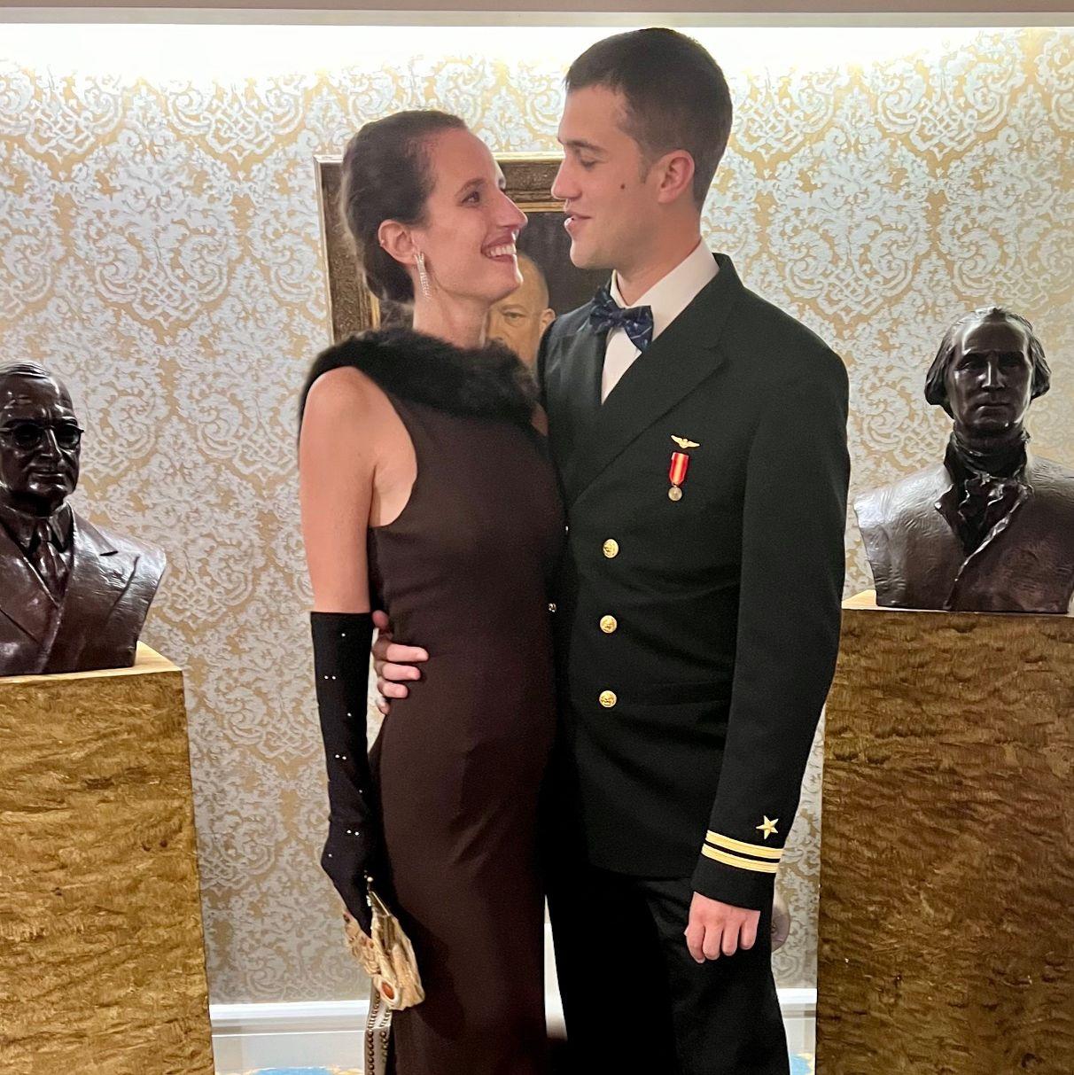 Our first formal "dining out" at the Army Navy Country Club in Washington, DC for the yearly Commander in Chief Cup.
