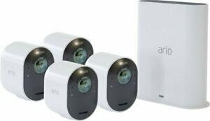 Details about Arlo - Ultra 4-Camera Indoor/Outdoor Wire Free 4K HDR Security Camera System