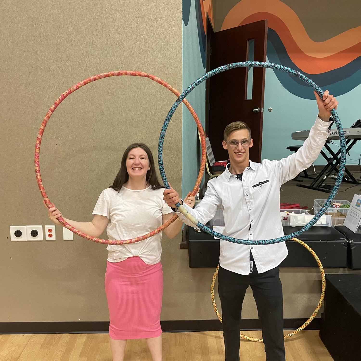 Let’s just say… our kids will be good at hula hooping 😅 We are the reigning champions at our church.