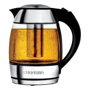 Chefman Electric Glass Kettle with Tea Infuser 1.8 L. - Light Silver RJ11-17-TI