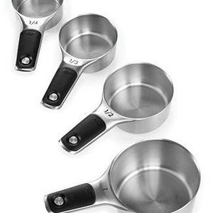 Good Grips Set of 4 Stainless Steel Magnetic Measuring Cups