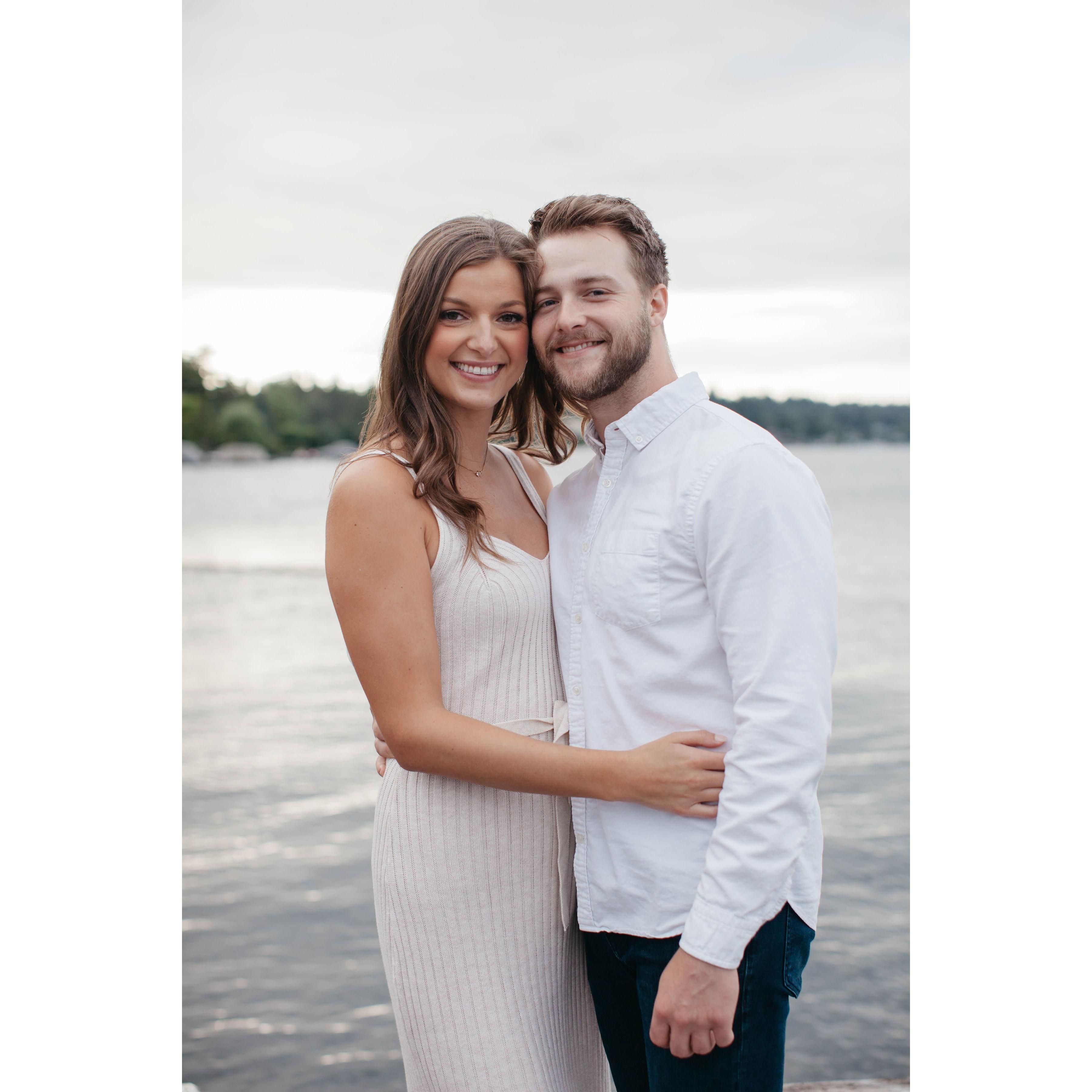 July 16, 2022: We celebrated one year together by having photos taken to capture this early time in our relationship!
