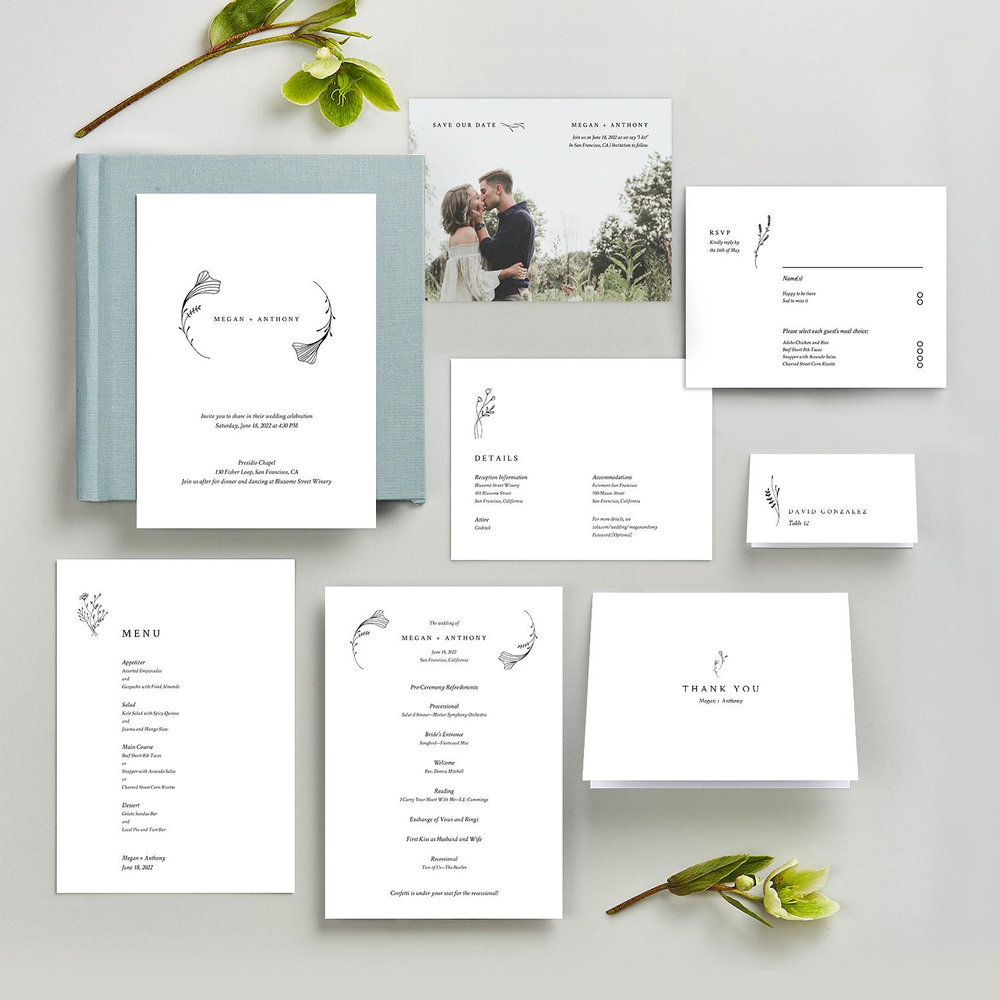 Unconditional Portrait | Black | Zola Save The Dates