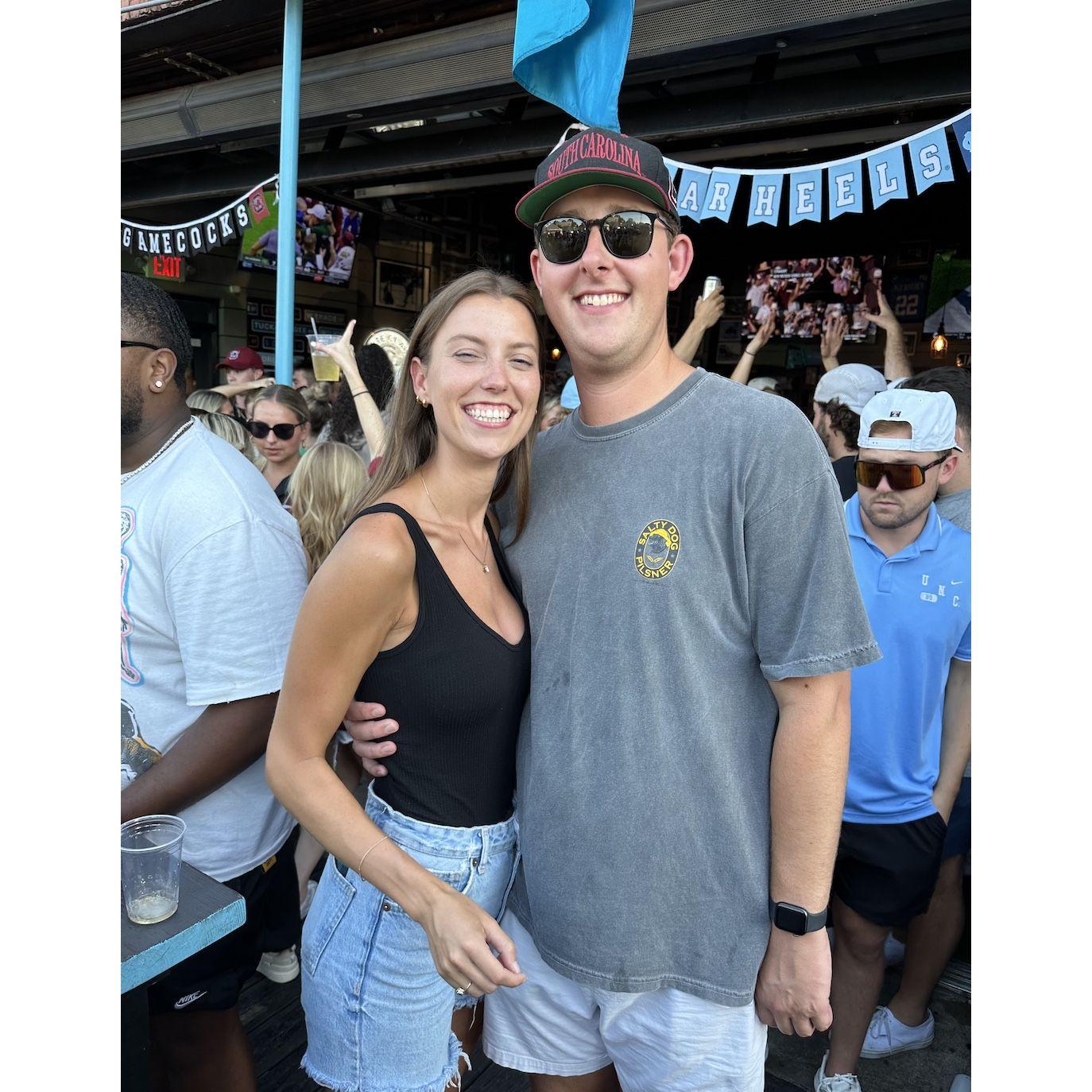 Kyle has become a USC fan too!