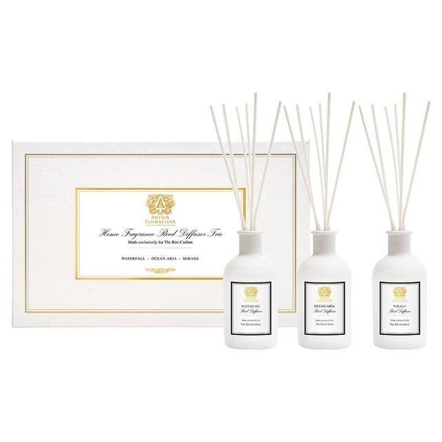 The Ritz-Carlton Reed Diffuser Set - White - Logo - 0.34oz - 3pc