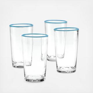 Burbs Highball Glass, Set of 4