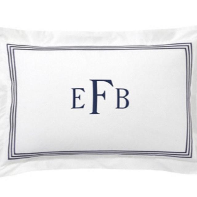 Pottery Barn | Grand Organic Percale Sham (2), Standard, Midnight