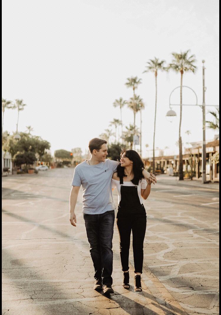 Engagement photos together.