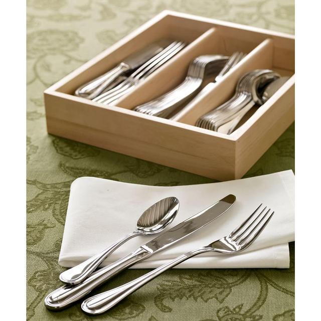 Caterer's 36-Piece Flatware Set: 12 Dinner Forks, 12 Knives and 12 Teaspoons