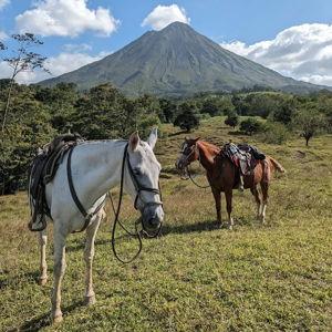 Horseback riding in Arenal