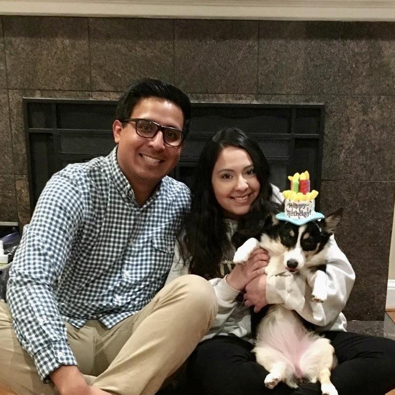 Celebrating Minnie's first birthday!