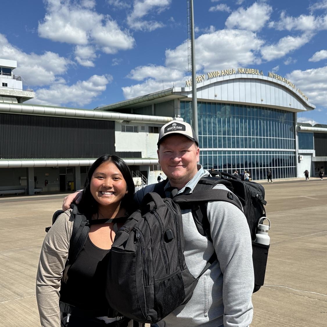 🇿🇲 Just landed in Livingstone, Zambia! 🛩️