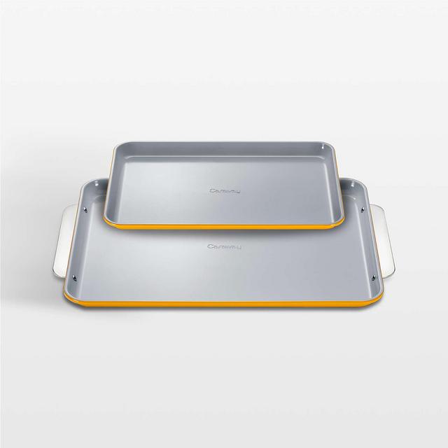 Caraway Marigold Non-Stick Ceramic Baking Sheet Duo