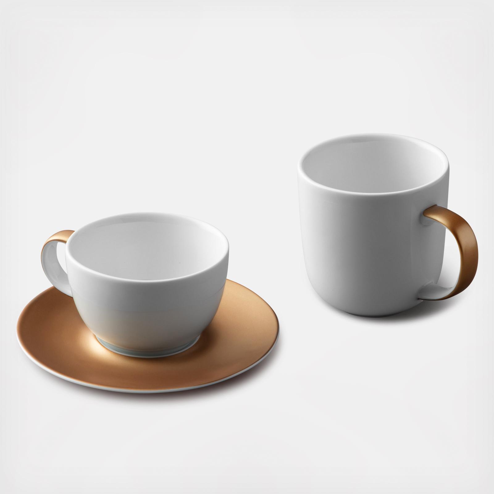 Le Creuset, Cappuccino Cup & Saucer, Set of 2 - Zola