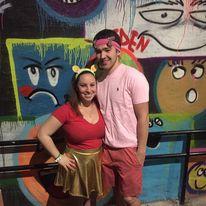 Sorority dance for Michelle where we went as Winnie the Pooh and Piglet for the theme of "dynamic duos"