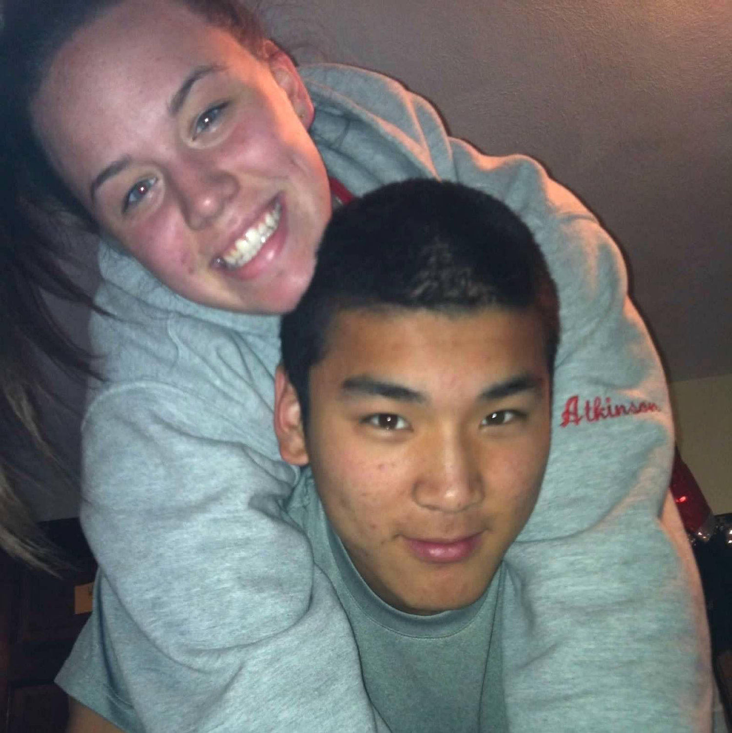 High School throwback - Stealing sweatshirts in High School was Kayla's specialty, but secretly stealing ones with Joe's last name on the sleeve was intentional.