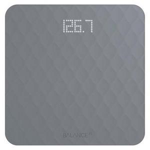 Designer Bathroom Scale with Textured Silicone Cover Gray -Greater Goods