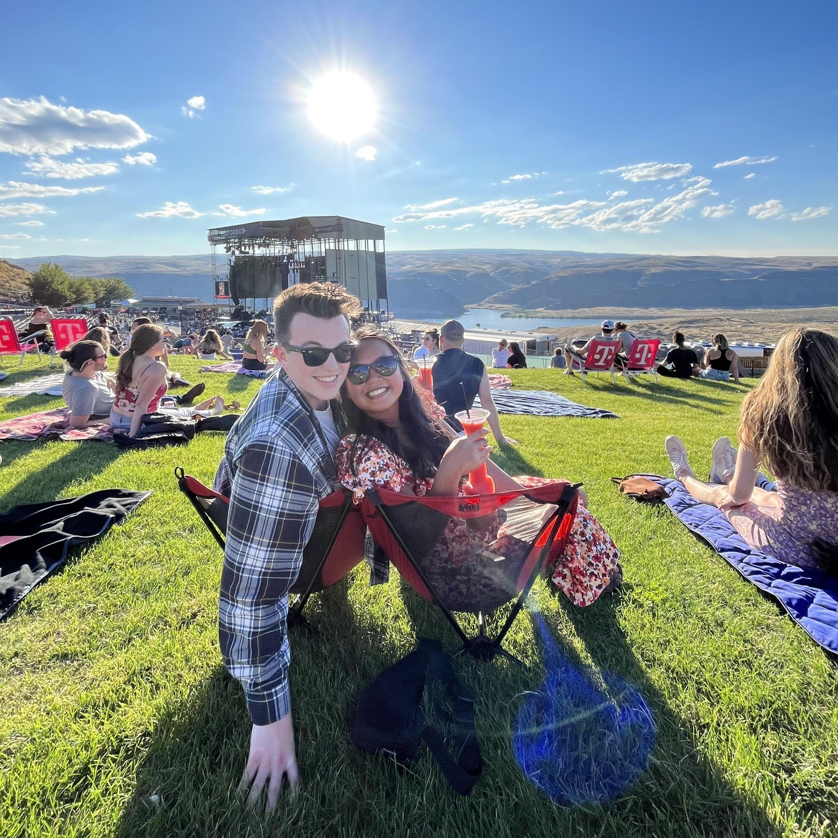 July 2022 | The Lumineers concert at the Gorge Amphitheater.