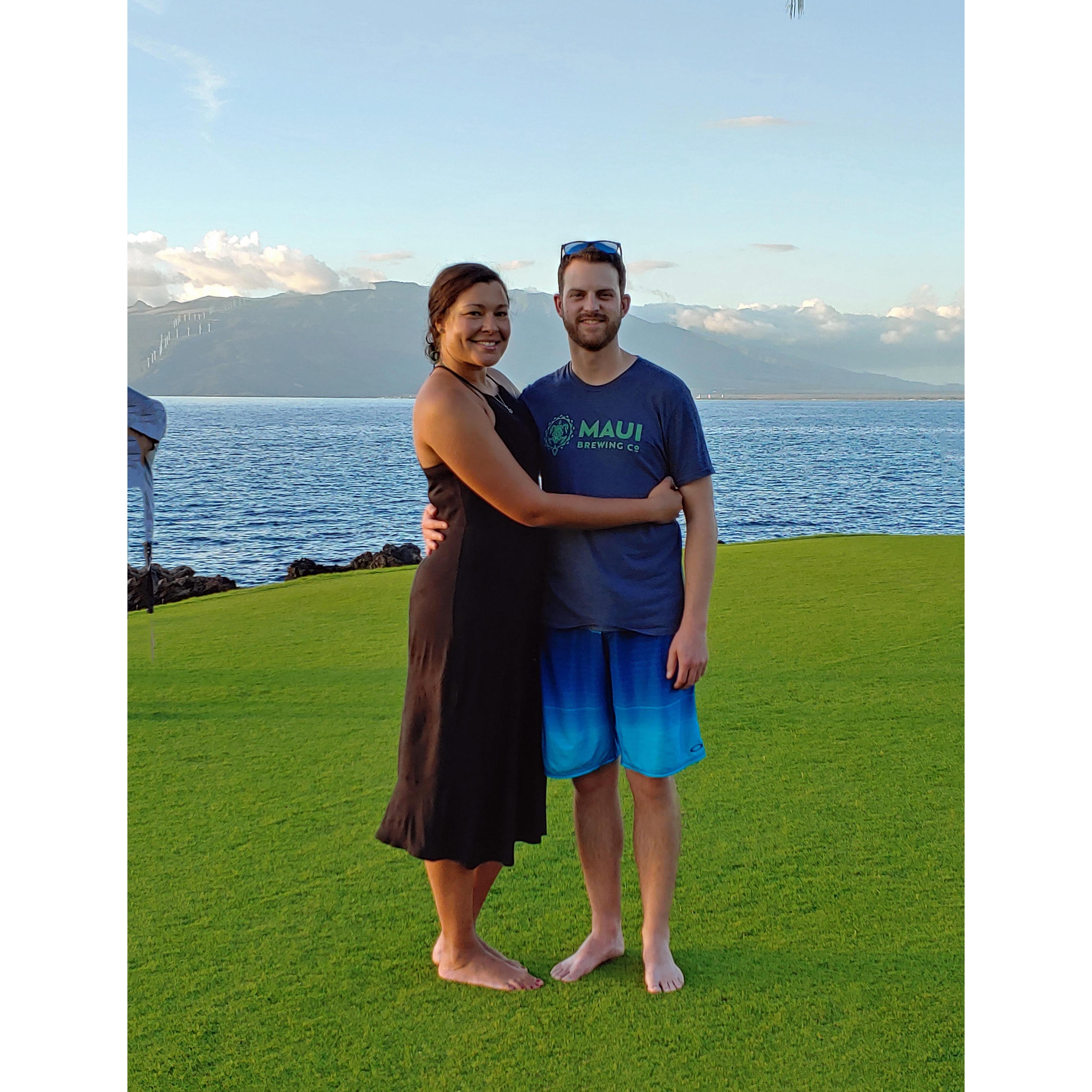 A picture from our first big trip together to Hawaii over thanksgiving