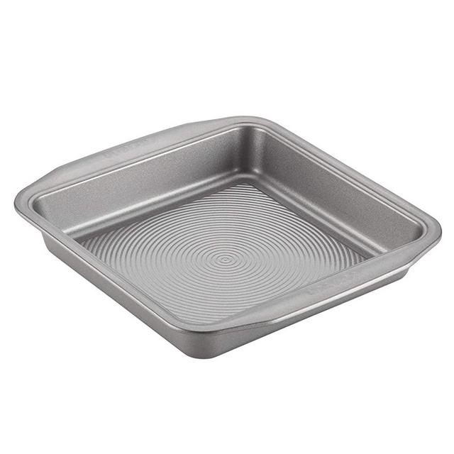 Circulon 47479 Nonstick Bakeware Nonstick Baking Pan / Nonstick Cake Pan, Square - 9 Inch, Gray