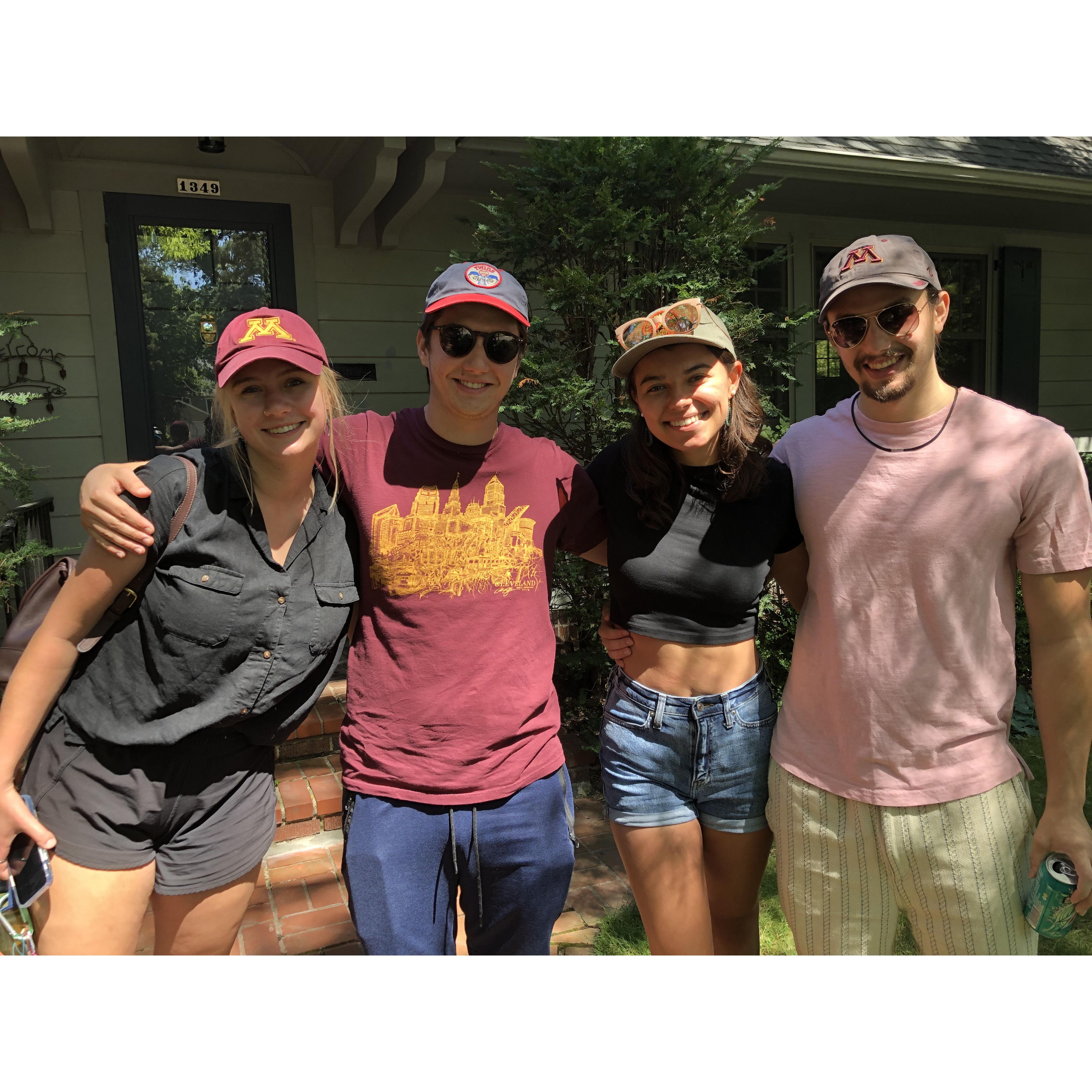 Bethany's first time meeting William's family, with Elaea and Robert.