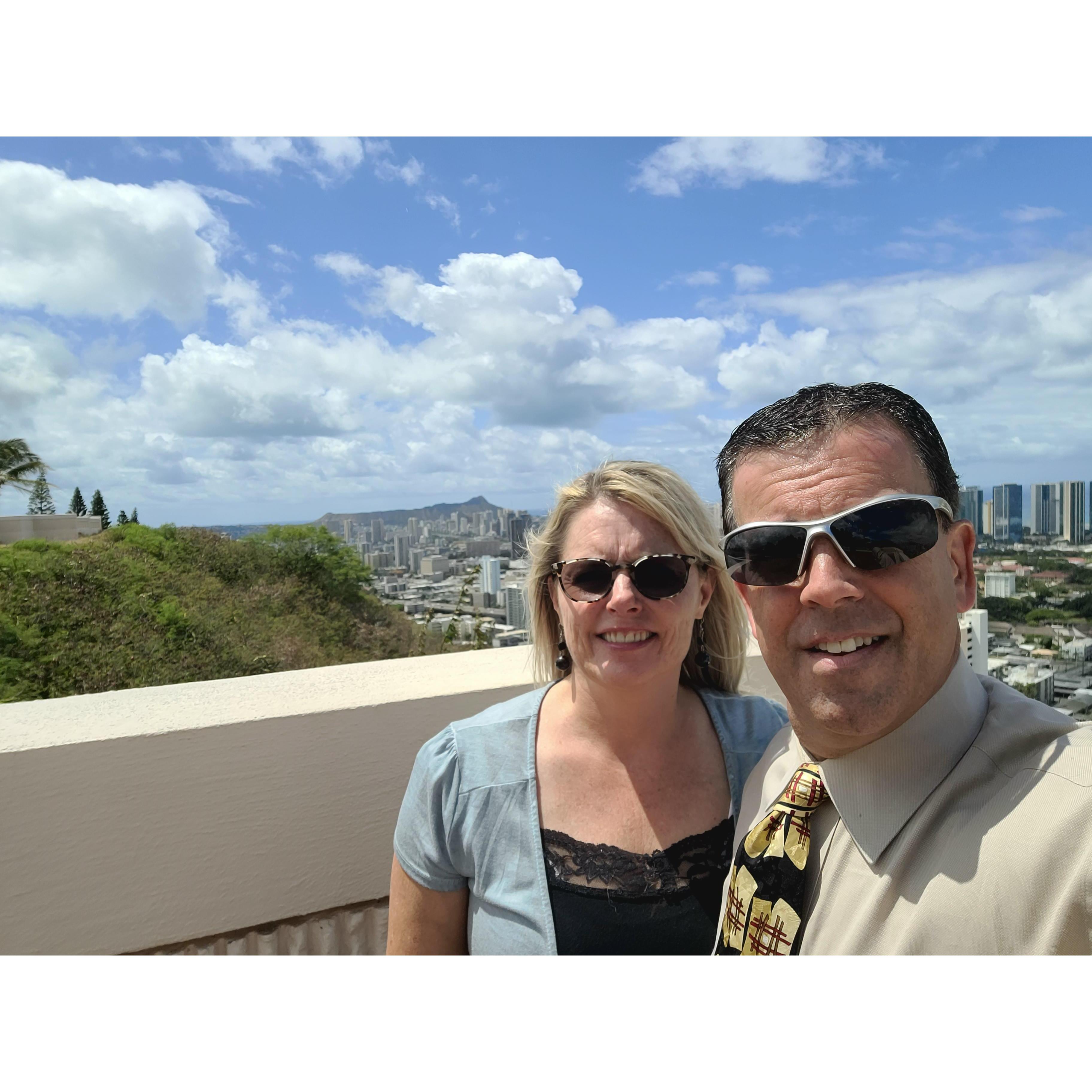 With Diamondhead and Waikiki in the background