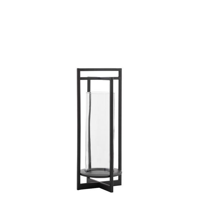 Brooks Cross Bar Lantern, Black, Small