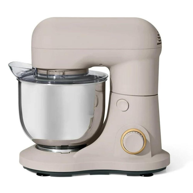 Stand Mixer 3.5-Quart Tilt-Head Electric Kitchen Mixer, 300W Motor, 12-Speed Control, Includes Dough Hook, Flat Beater, Whisk & Splash Guard, Compact Baking Mixer