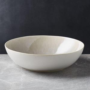 Caspian Grey Reactive Glaze Serving Bowl