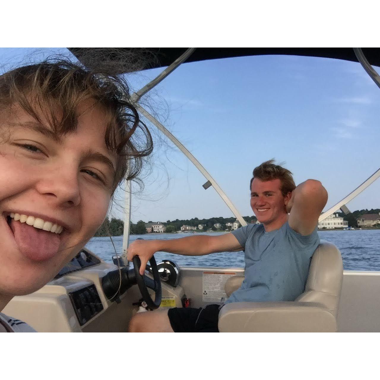 Boating on Geist!