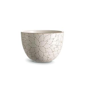 Alabama Chanin- Camellia Etched Deep Serving Bowl