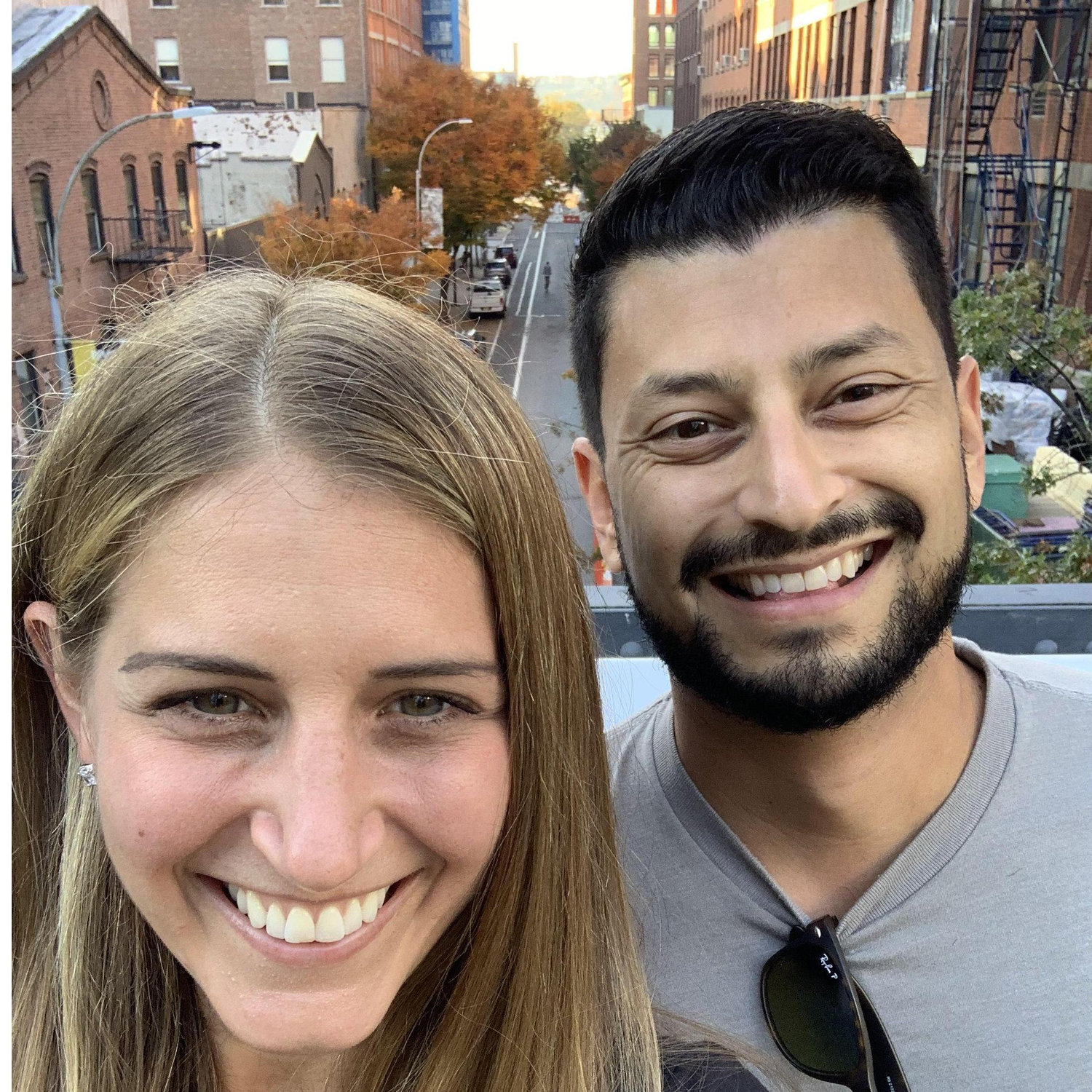 Our first picture together on our third date :)