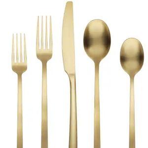 Beacon Gold Satin 45-Piece Flatware Set